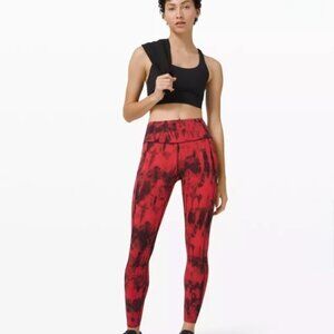 Lululemon Athletica Fast And Free High Rise Running Tight Raw Hem